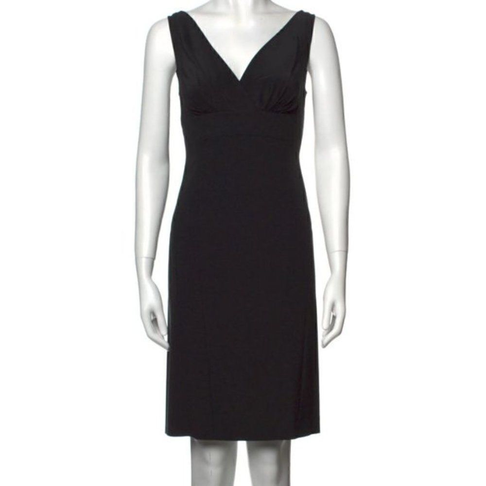 Narciso Rodriguez Black Mini Dress Sleeveless
